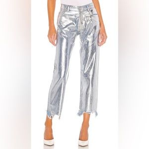 Free People Maggie Foil Jeans BNWT